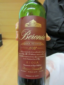 Beronia Gran Reserva 1982