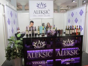 Aleksić Winery stand