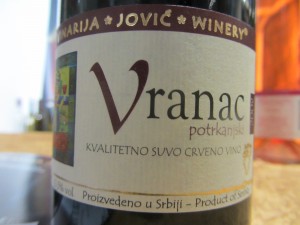 Vranac potrkanjski - vinarija Jović