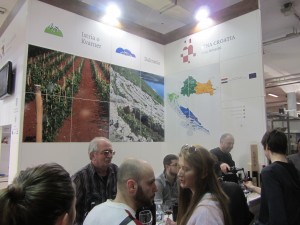 stand of Croatian wineries