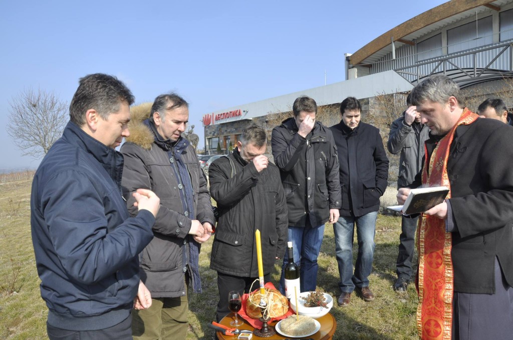 Saint Tryphon's Day in Vlaški Do, Šumadija (photo: Despotika Winery)